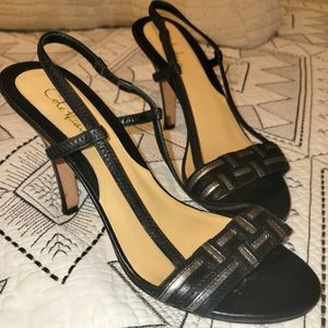 Cole Haan black leather heels